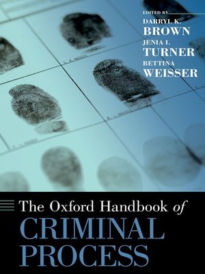 cover image of The Oxford Handbook of Criminal Process